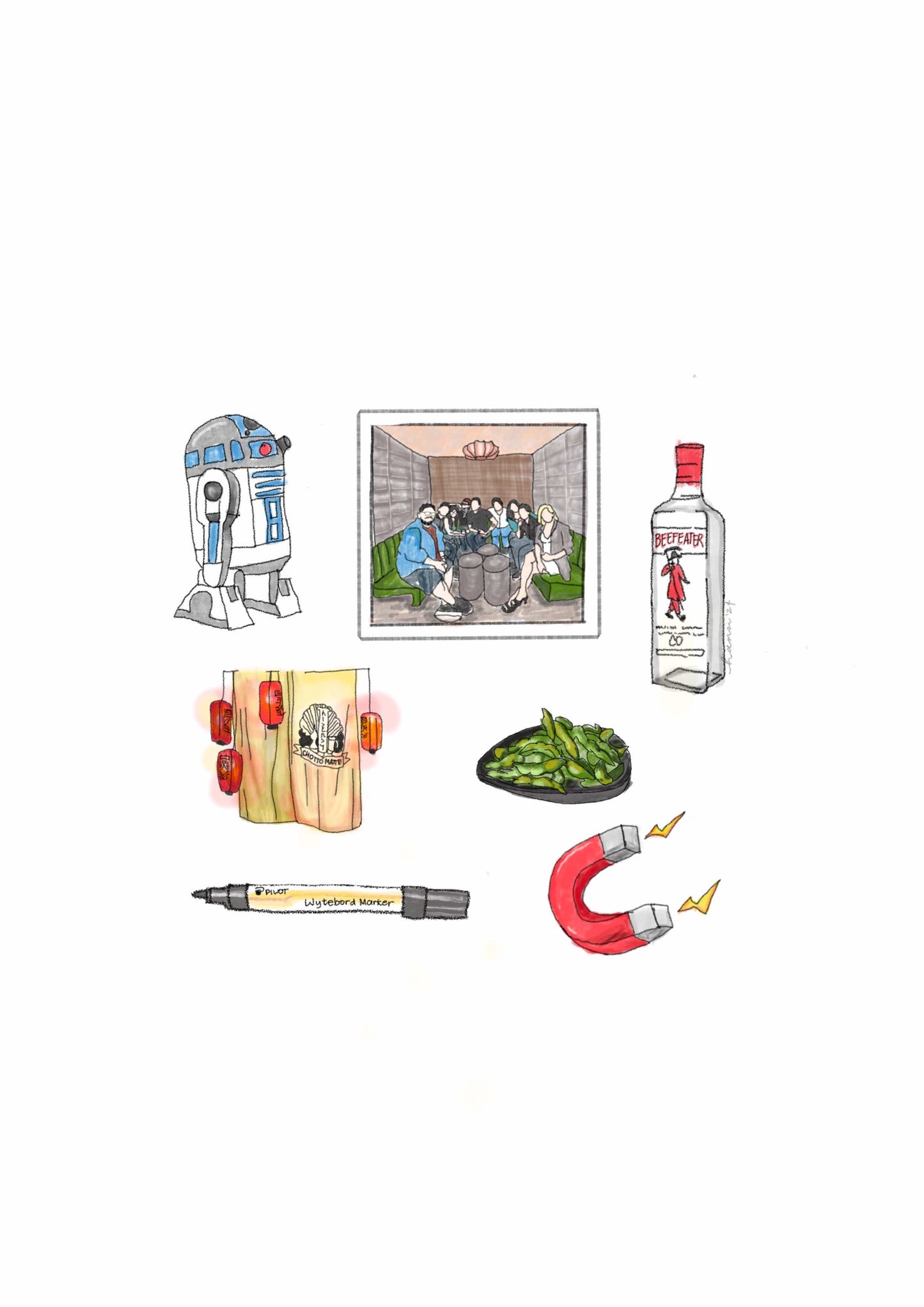 Colored Custom Portrait